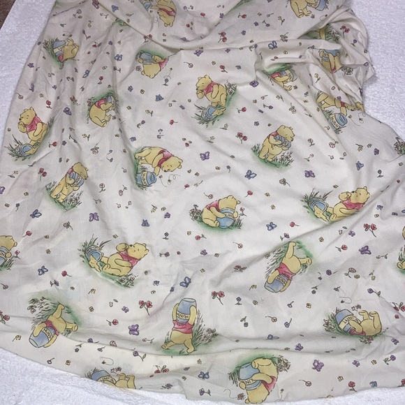 Vintage Classic Pooh Crib Sheet Made in the USA Standard size - Picture 4 of 5